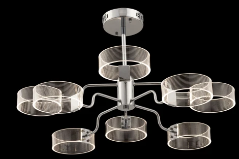 Потолочная люстра на штанге Freya Eva FR6039CL-L64CH (LED, 220V)