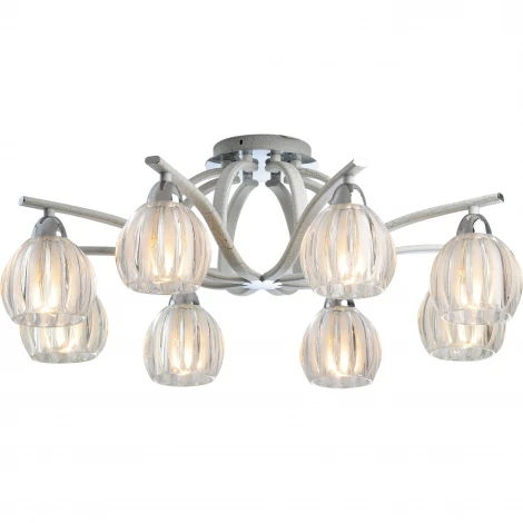 Потолочная люстра N-Light 409 409-08-73CWC chrome + white crack