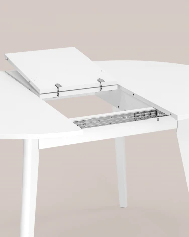 Стол Stool Group Rondo 100-135*100 белый УТ000003849