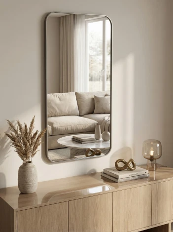 Smart L Silver Зеркало в тонкой раме Art-Zerkalo SM026SL 13982