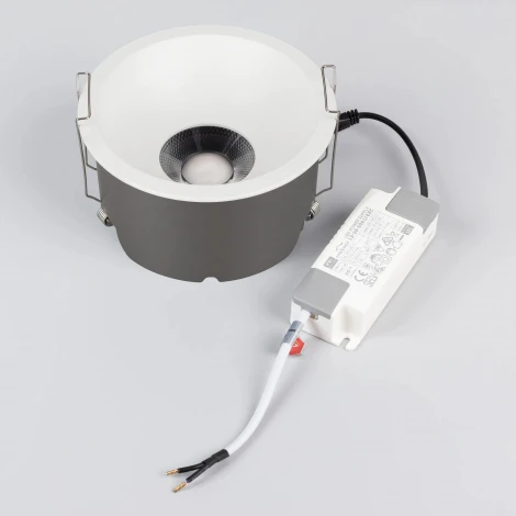 Встраиваемый точечный светильник MS-HARBOR-R123-20W Warm3000 (WH, 36 deg, 230V) (Arlight, IP20 Металл) 048266 (LED)