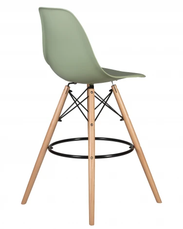 Стул барный DSW BAR (ножки светлый бук, цвет мятный (NX-G-09))