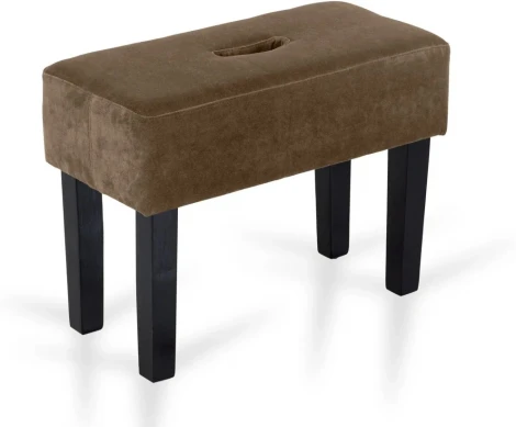 Табурет мягкий Handy ОГОГО (арт.671371), (Ткань,Микрофибра/Серо-коричневый)