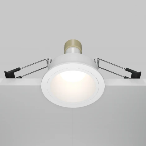 Встраиваемый светильник IP54 Maytoni Share DL126-GU10-W (220V, круглые)