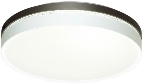 Настенно-потолочный светильник Sonex Nohava Brown 7668/DL пластик/белый/темно-коричневый LED 48Вт 4000К D415 IP43 (220V, круглые)