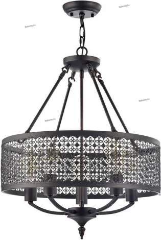 Подвесная люстра Freya Conte FR4166-PL-05C-BL (220V, на цепи)