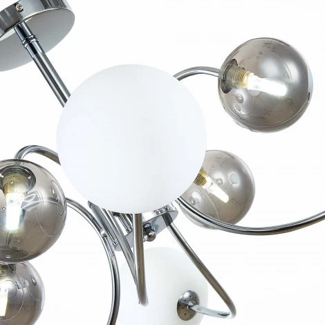 Люстра потолочная на штанге светодиодная Formae SLE220912-08 (шар)