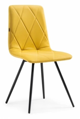 Стул Woodville на металлокаркасе Персея velutto 28 / черный 499995