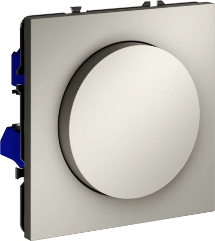 Диммер поворотно-нажимной 600 Вт (кашемир) Voltum S70 VLS070303