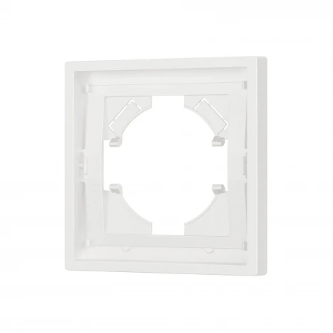 Рамка пластиковая FRM-TENDO-SFPL-1-WH (Arlight, Матовый белый) 054645