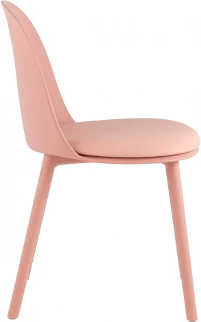 Стул Fog с подушкой пластик пыльно-розовый УТ000036898