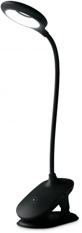 Офисная настольная лампа светодиодная, на прищепке Ambrella DESK DE703 (220V, выключатель)