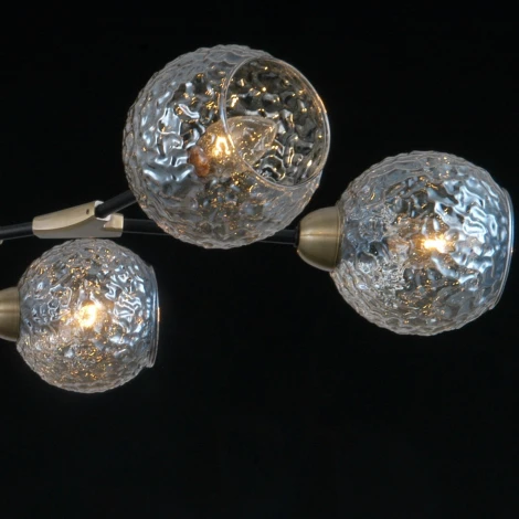 Потолочная люстра на штанге ILLUMICO IL0253-6CSQ-79 BK AB (220V)