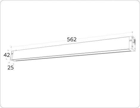 Трековый светильник магнитный светодиодный диммируемый Ambrella TRACK SYSTEM GL1292 (регулировка яркости, 220V, пульт управления, управление смартфоном, умный дом - LampSmart)