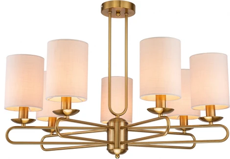 Потолочная люстра на штанге Eclipse 10166/7PL E14*40W Brass (220V)