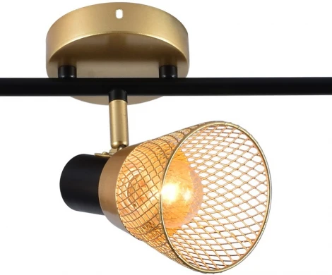 Спот на штанге Reluce 05966-0.8-03 GOLD+BK (220V)