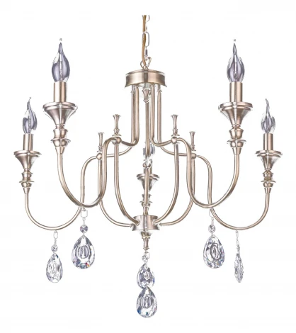 Подвесная люстра Citilux Рига CL437153 (220V, на цепи, подсвечник, свеча)