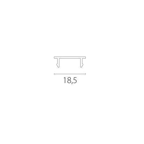 Экран декоративный (1м) к треку 5040xx-(F)/(R) Lightstar Quattro 504006-FR