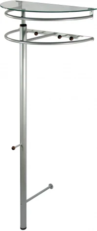 Вешалка напольная Галилео 211 металлик /темно-коричневый от фабрики Mebelik