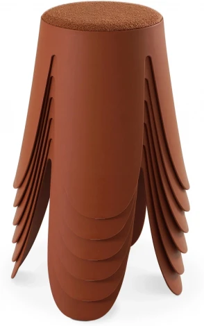 Табурет Chim ОГОГО Обстановочка! (Мех/Терракотовый) арт.932087