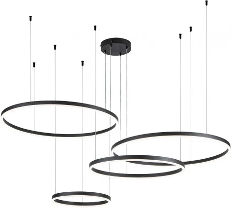 Подвесной светильник Indigo Galass V000034L (LED, 220V, пульт управления, на тросе)