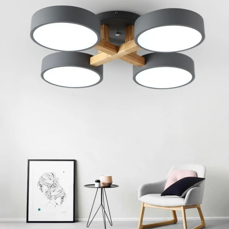 Потолочная люстра Joist 4 Gray ImperiumLoft Joist01 (178327-26) (LED, 220V)