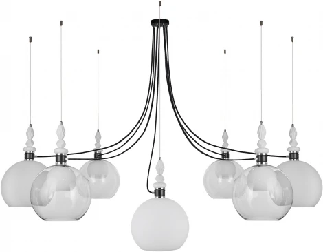 Подвесная люстра 33 Идеи PND182.07.17CH.003BL-M62TW (220V, на тросе, паук)