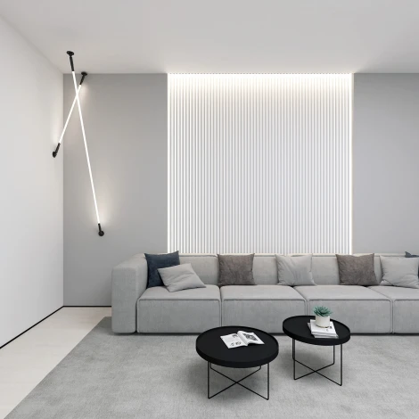 Настенный светильник с гибким неоном Denkirs Flex DK7502-BK 24V DC 35W 3000К (LED)