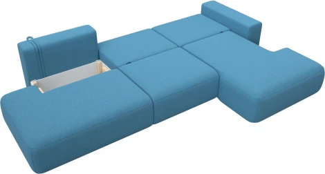 Диван угловой Лига-036 НПБ Модерн Лонг правый угол Лига Диванов (Рогожка) арт.125471