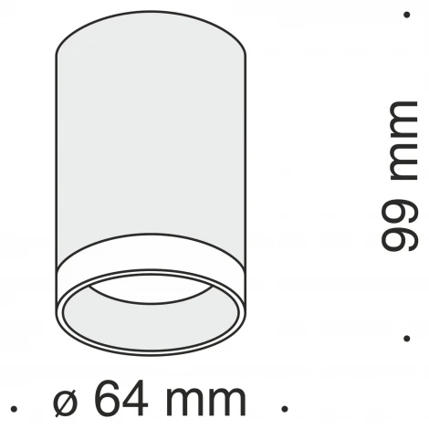 Накладной потолочный светильник Pauline GU10 1x10Вт Maytoni Technical C008CW-01W (220V)