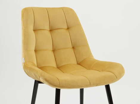 Стул MyFar Феникс горчичный велюр MF1034-1