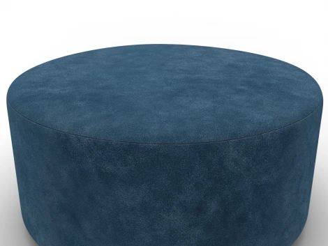 Пуф 005 (ДСП/Пластик/Велюр/Синий) Лига Диванов 132508
