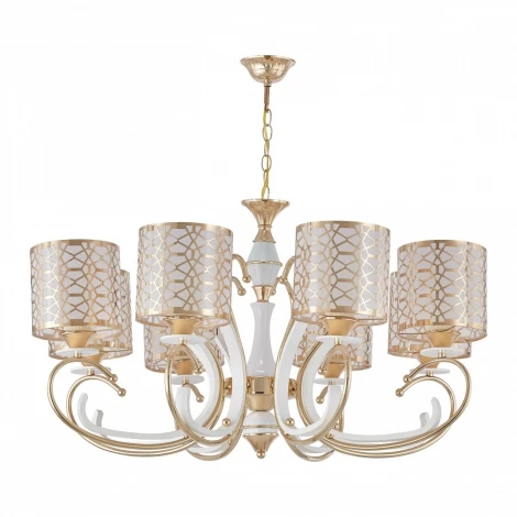Подвесная люстра Arte Milano Florentia-1237 301237/8 Wh/Gd (220V, на цепи)