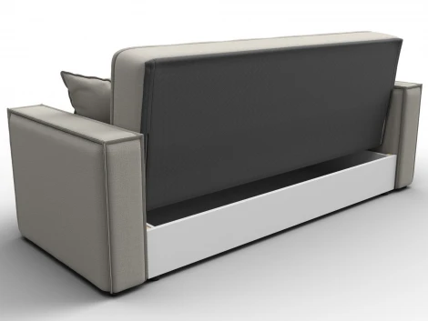 Диван-книжка Лига-068 (ДВП,Дерево/Пластик/Рогожка/Бежевый) Лига Диванов 129830