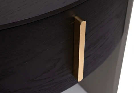 Тумбочка 1 ящик темный шпон 59*42*55см Garda Decor арт.77IP-30300