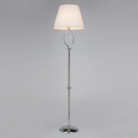 Торшер Eurosvet Madera 01056/1 хром/прозрачный хрусталь Strotskis (220V, подвески, выключатель)