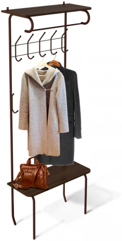 Вешалка SHT-HW1 коричневый муар/венге Sheffilton 5470527302