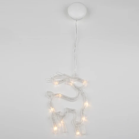 Световая фигура Uniel ULD-H1419-010/STA/3AAA WARM WHITE IP20 DEER