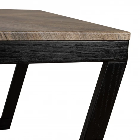 Стол журнальный BeautyStyle 32 дуб крымский состаренный/венге Mebelik 009406