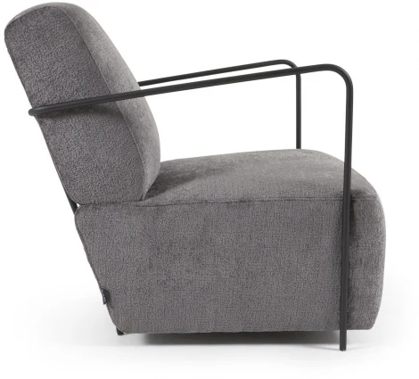 Кресло La Forma (ex Julia Grup) Gamer (Серый/ Сталь,Акрил,Сосна,Пена,Металл,Пенополиуретан)