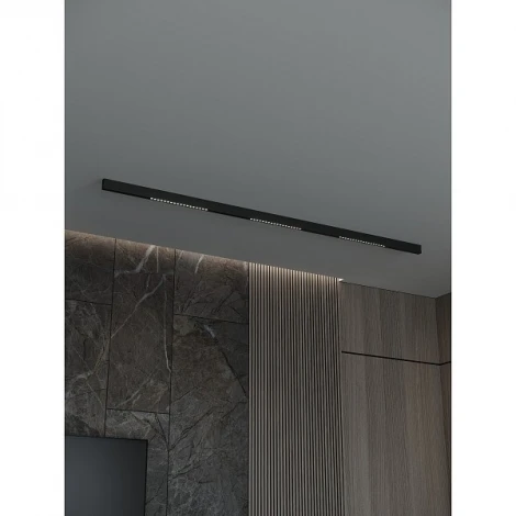 Трековая система в сборе накладная однофазная 48V Hesby Lighting ElDeko HSBL_kompl_E002_NI2B3K