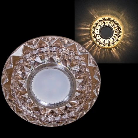 Встраиваемый точечный светильник Reluce 22046-9.0-001PL MR16+LED3W TEA (круглые)