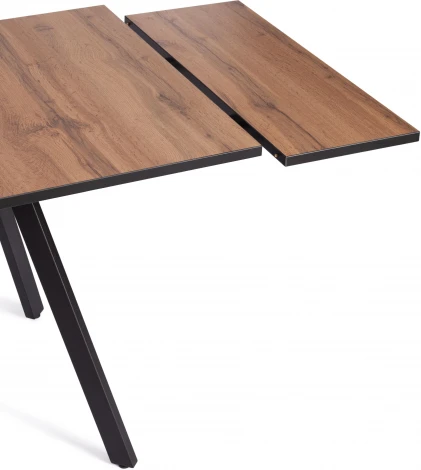 Кухонный стол Tetchair VIGO (ЛДСП,HPL,Металл/Дуб Вотан,Черный)