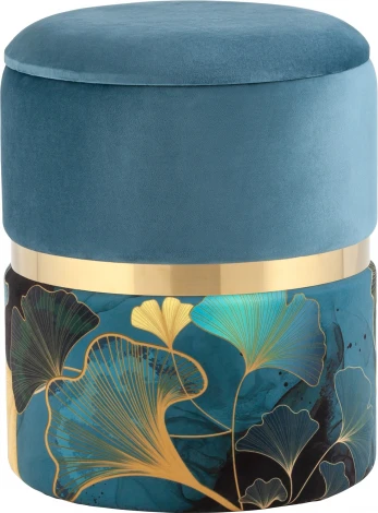 Пуф Stool Group Кэрри с ящиком велюр Gingko