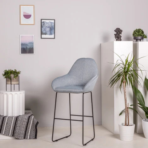 Стул полубар R-Home Kent Грей/Линк