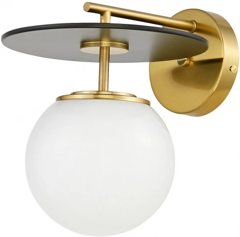 Бра Lumina Deco Dalton LDW 7014-1 MD+BK (220V, шар)