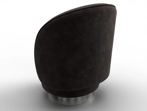 Кресло Лига-108 (Фанера,ДСП,Брус,Велюр/Коричневый) Лига Диванов 136468