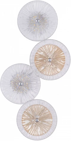 Бра светодиодное Arte Milano AM-1252B 4.1252B.D250.H500.LED Ni (220V, круглые)