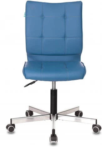 Кресло Бюрократ CH-330M/OR-03 без подлокотников синий искусственная кожа крестовина металл Stool Group арт.УТ000002989