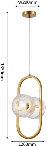 Подвесной светильник Favourite Malinconia 4051-2P (220V, на проводе)